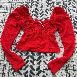 Free People Ladybug Long Sleeve XS